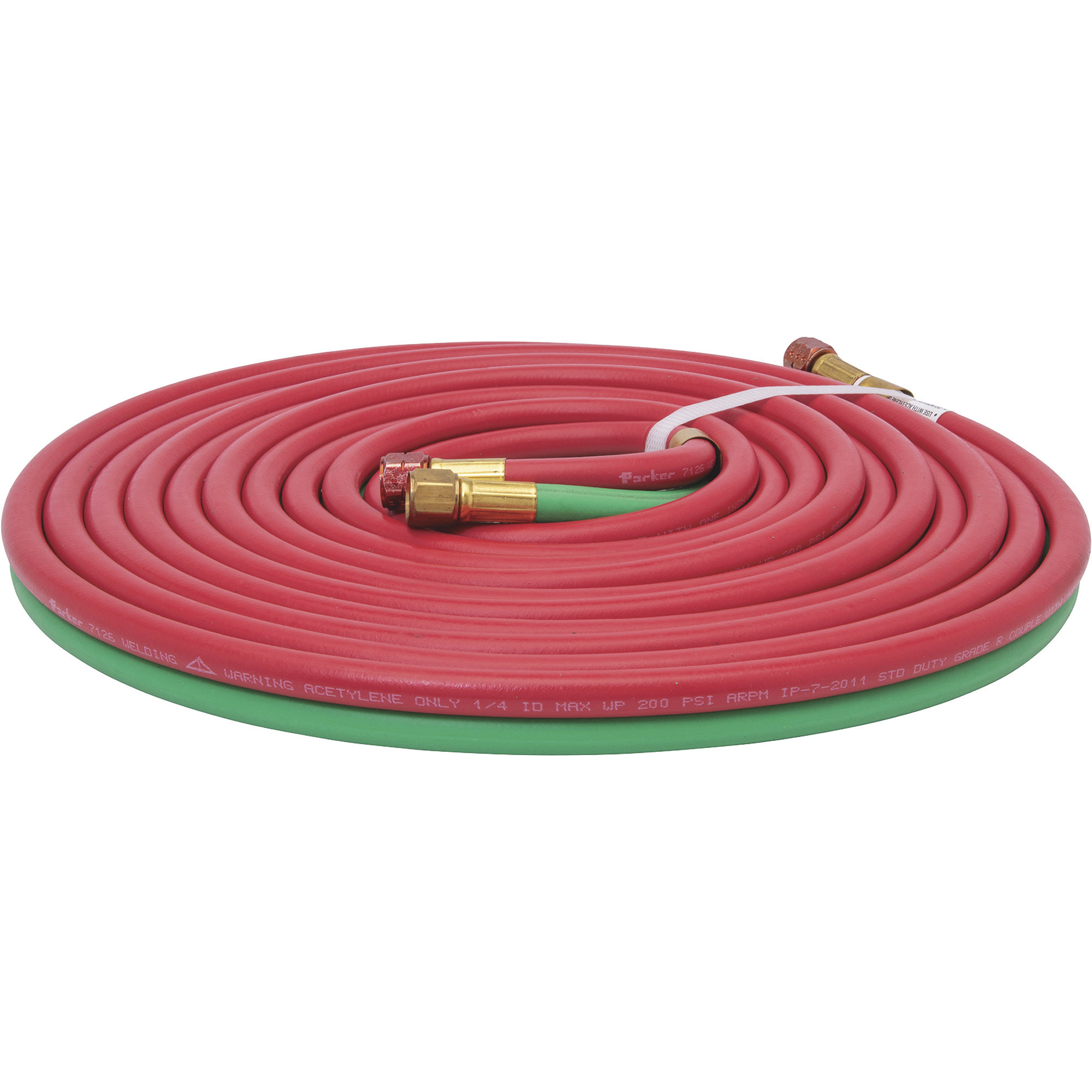 Lincoln Electric Oxy-Acetylene Hose, 1/4in. Dia. x 25ft.L, 100 PSI, Model# KH578